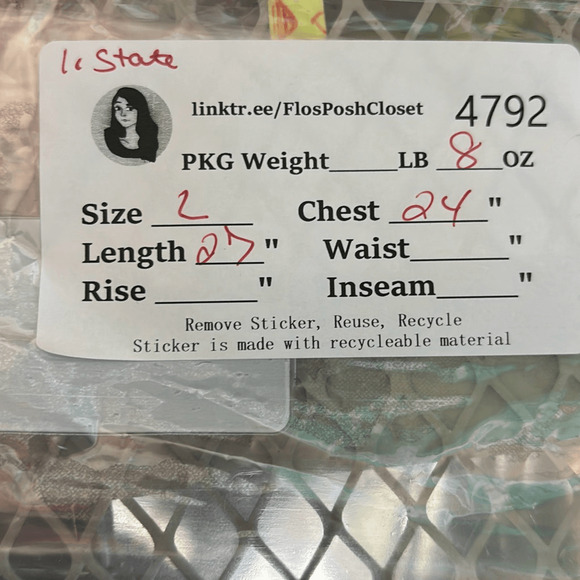 1. State Black Cotton Collared Split Neck Long Sleeve Large - Picture 5 of 11